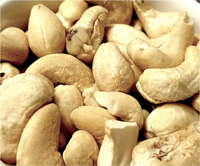 Old man in a bowl of nuts
